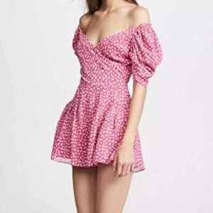 C/meo Collective Be About You Floral Romper Pink